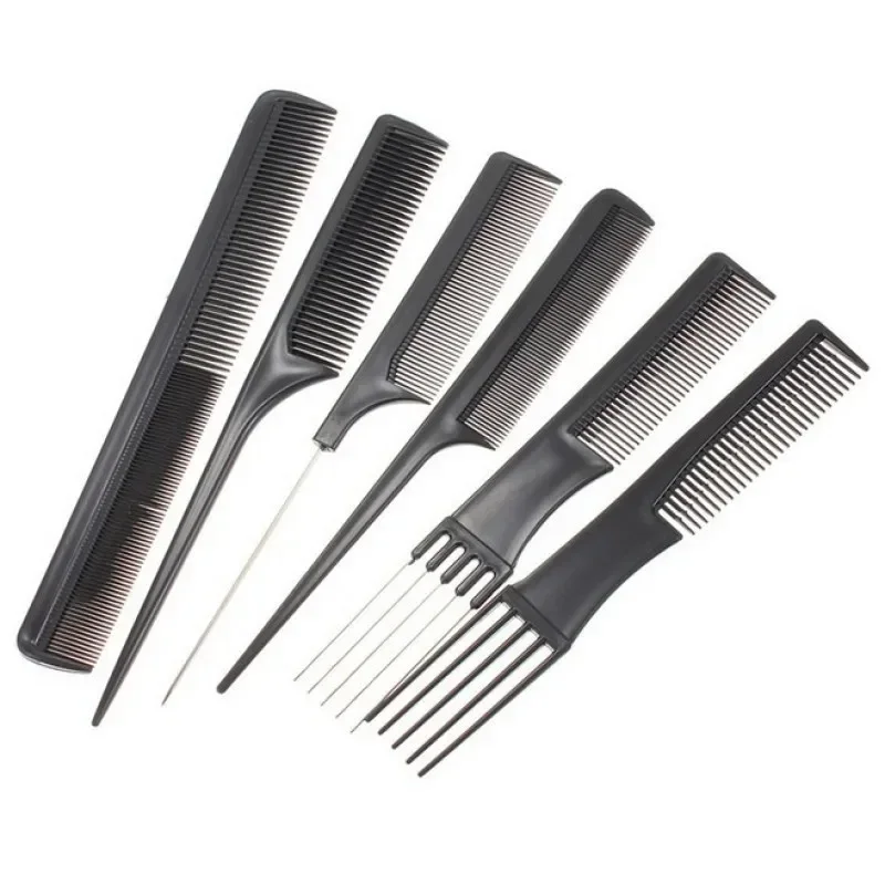 Barber Hairdressing Combs Multifunction Hair Detangler Comb Anti-static Haircare Hairstyling Tool Set Stylist Accessories 3
