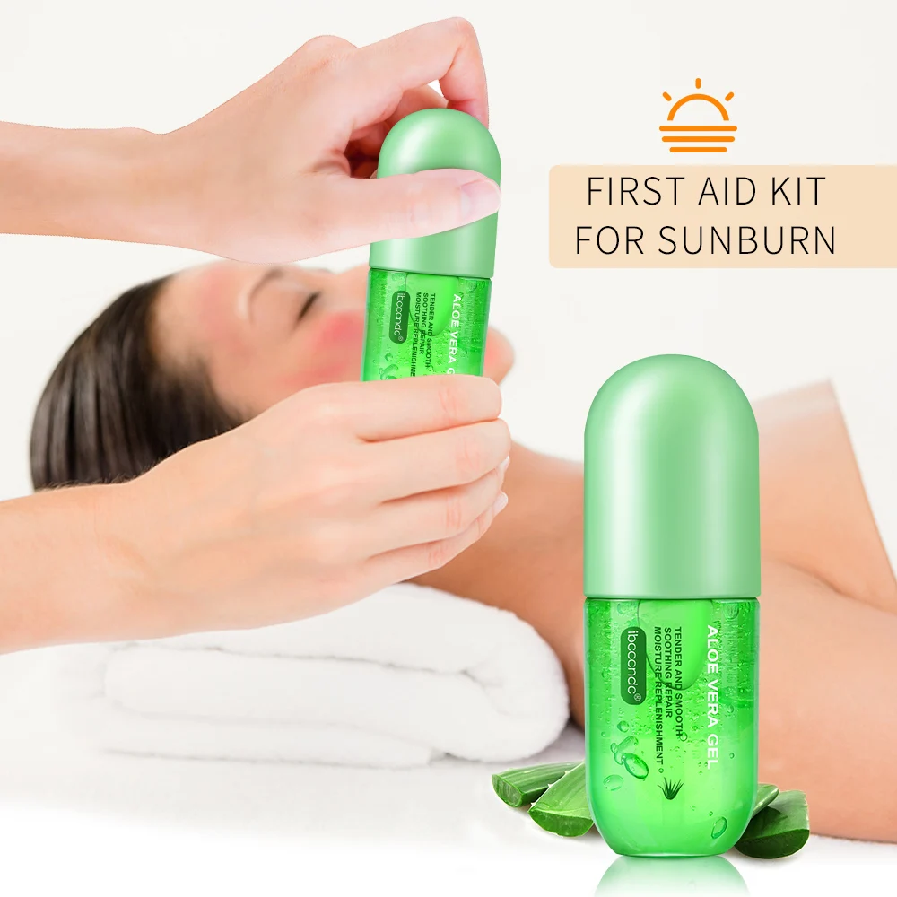 Natural 98% Aloe Vera Gel Soothing Gel Aloe Vera Skin Care Remove Acne Moisturizing Cream 50ml TSLM1 aloe vera gel