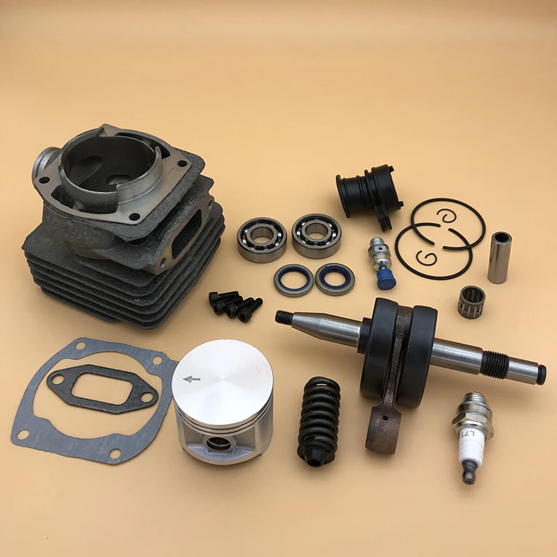 50MM Cylinder Head Piston Crankshaft Bearing Seal Motor Kit Fit Husqvarna 372XP 372 371 365 362 Chainsaw Overhaul Engine Parts 4