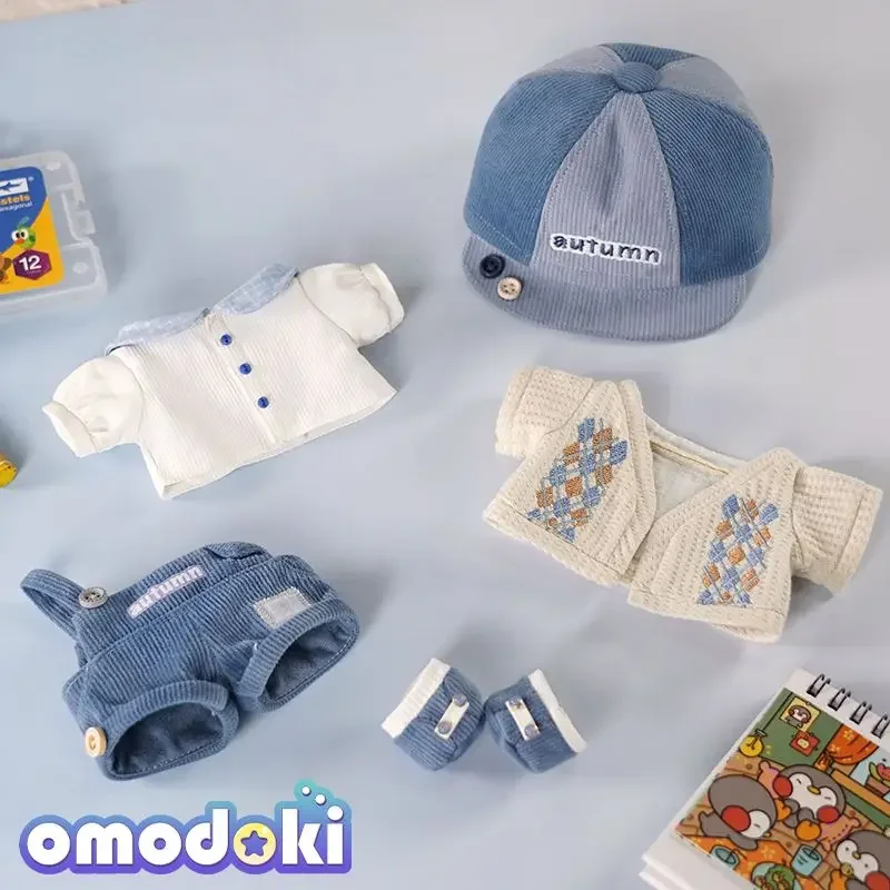 20cm Cotton Doll Baby Clothes Blueberry Tata Non Attribute Plush Doll Clothes Set 6