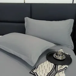 1Pcs Bed Pillowcase Solid Color Comfortable Pillow Cover For Bed Throw Car Sofa Cushion Cover Home Pillow Case 48x74cm