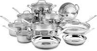 Cookware Set, Chef's Classic Steel Collection 77-17N 1