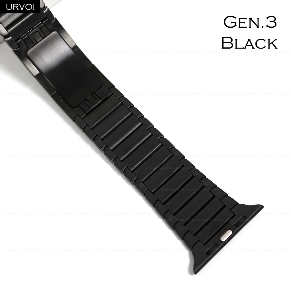 URVOI Stainless Steel Slate Bracelet with Butterfly Clasp
