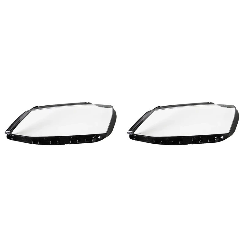 

2X Car Front Left Head Light Lamp Transparent Lampshade Headlight Shell Cover Lens Mask For Jetta (Sagitar) 2012-2018