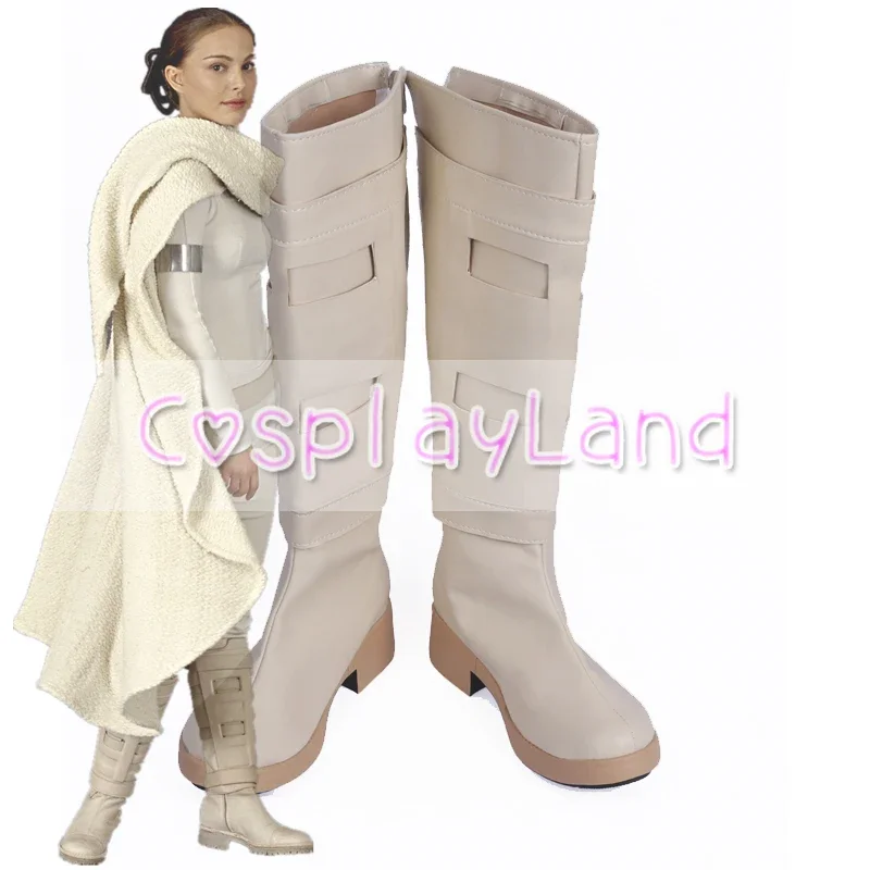 

Star-Wars 2 Padme Amidala Queen Amidala Cosplay Boots Adult Women Shoes Halloween Party Costume Accessories Custom Made