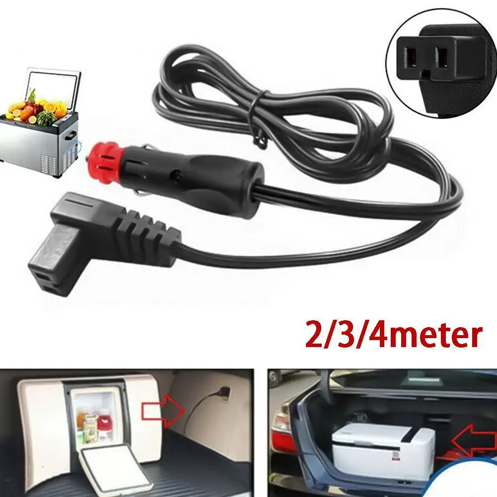 

For Car Refrigerator Warmer Extension Power Cable 2/3/4M 12A Car Fridge Cigarette Cable Cooler Charging Replacement Line