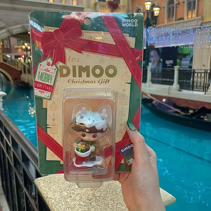 

Dimoo 2023 Christmas Chiffon Cake Cream Cube Limited Cute Figuresdecor Desktop Decoration Home Model Toy Gifts Birthday Xmas