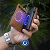 YATBEST Men's RFID Anti-Theft Three Fold Wallet Ultra-Thin with Zipper Coin Pocket Credit Card Clip Brush Anti-Magnetic Card Bag 4