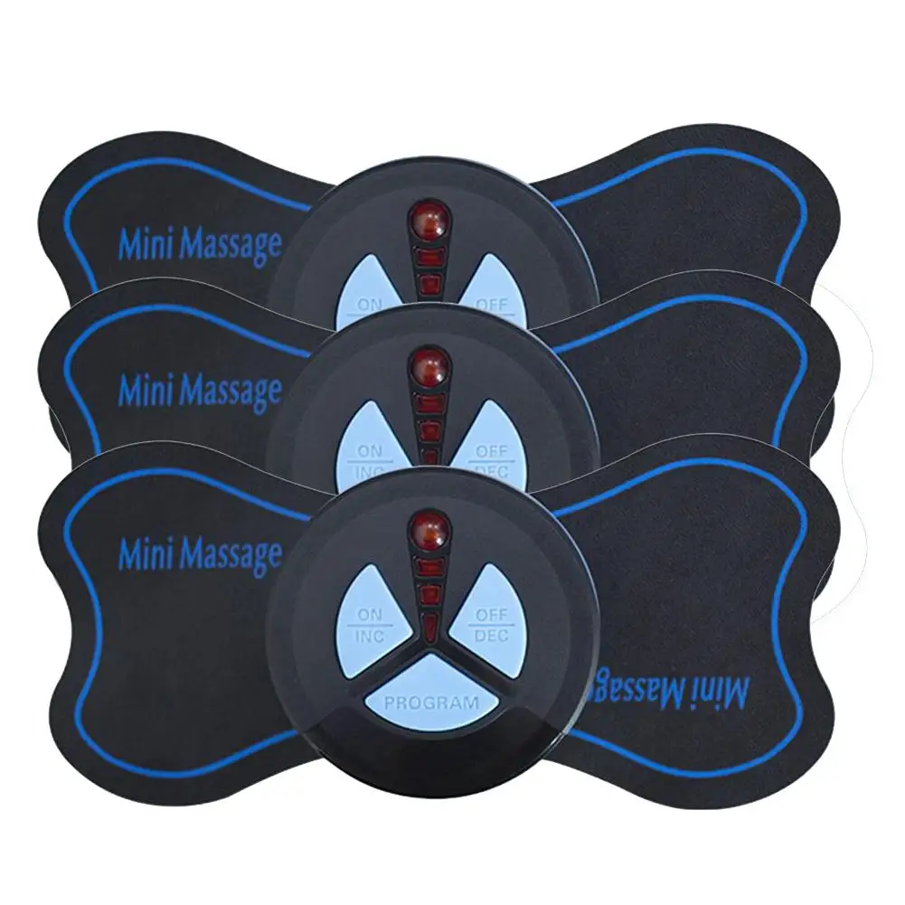 

Electric Mini Neck Massager EMS Muscle Massage Stimulator Low Frequency Instrument Back Cervical Calf Patches Pain Joints Device