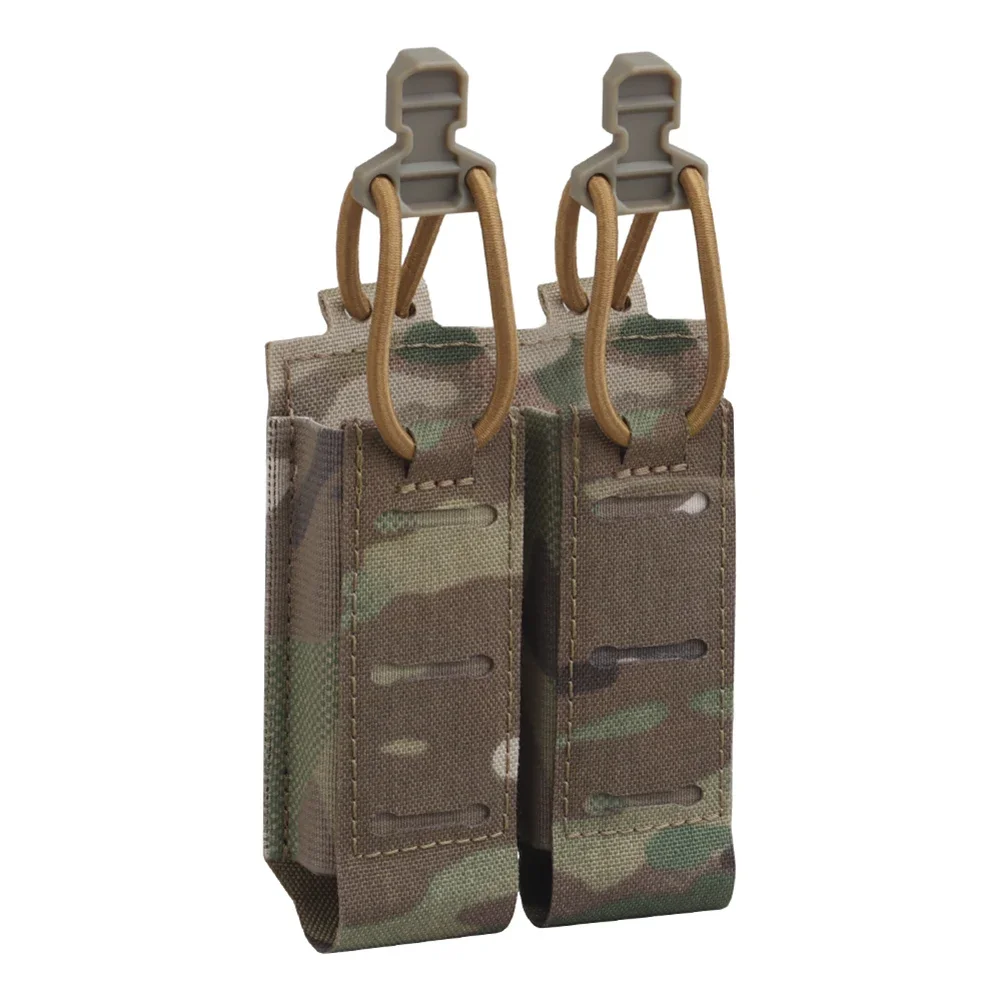 Assaulter 더블 파우치 2.0 권총 매거진 홀스터 9mm .40 .45 장비용 핸드 건 매거진 캐리어 Molle Belt Vest