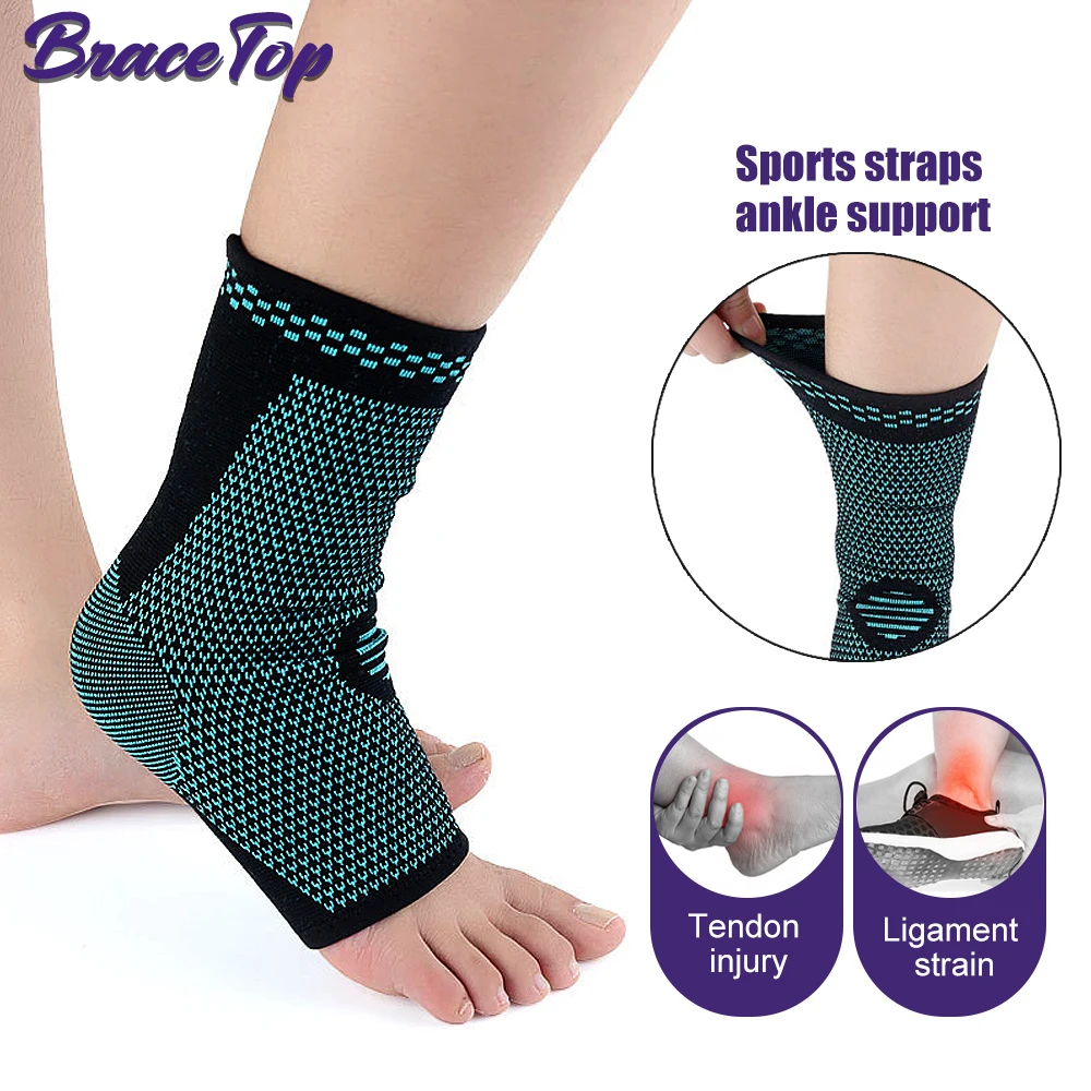 

1PCS Professional Sports 3D Nylon Bandage Ankle Support Protector Football Basketball Ankle Brace Protective Tobillera Deportiva