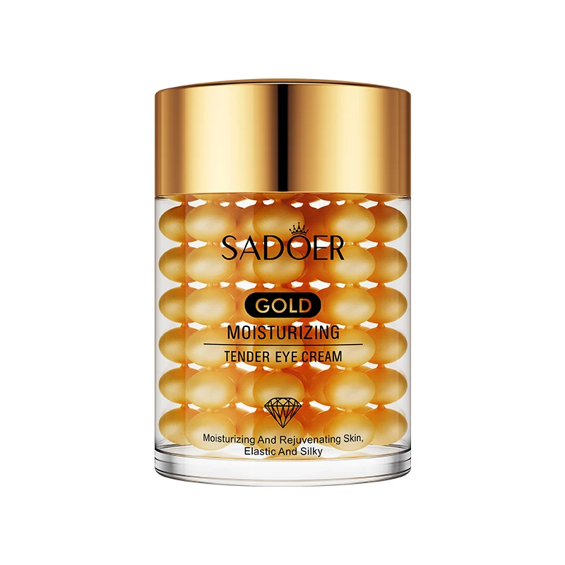 SADOER 24K Golden Eye Cream Anti Dark Circles Wrinkles Moisturizing Hydrating Anti-aging Creams Eyes Skin Care