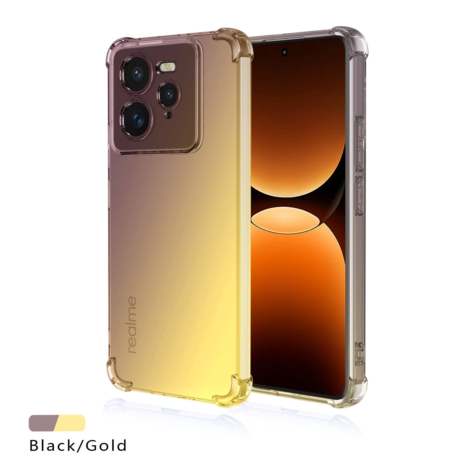 Gradient Airbag TPU Shockproof Protective Case