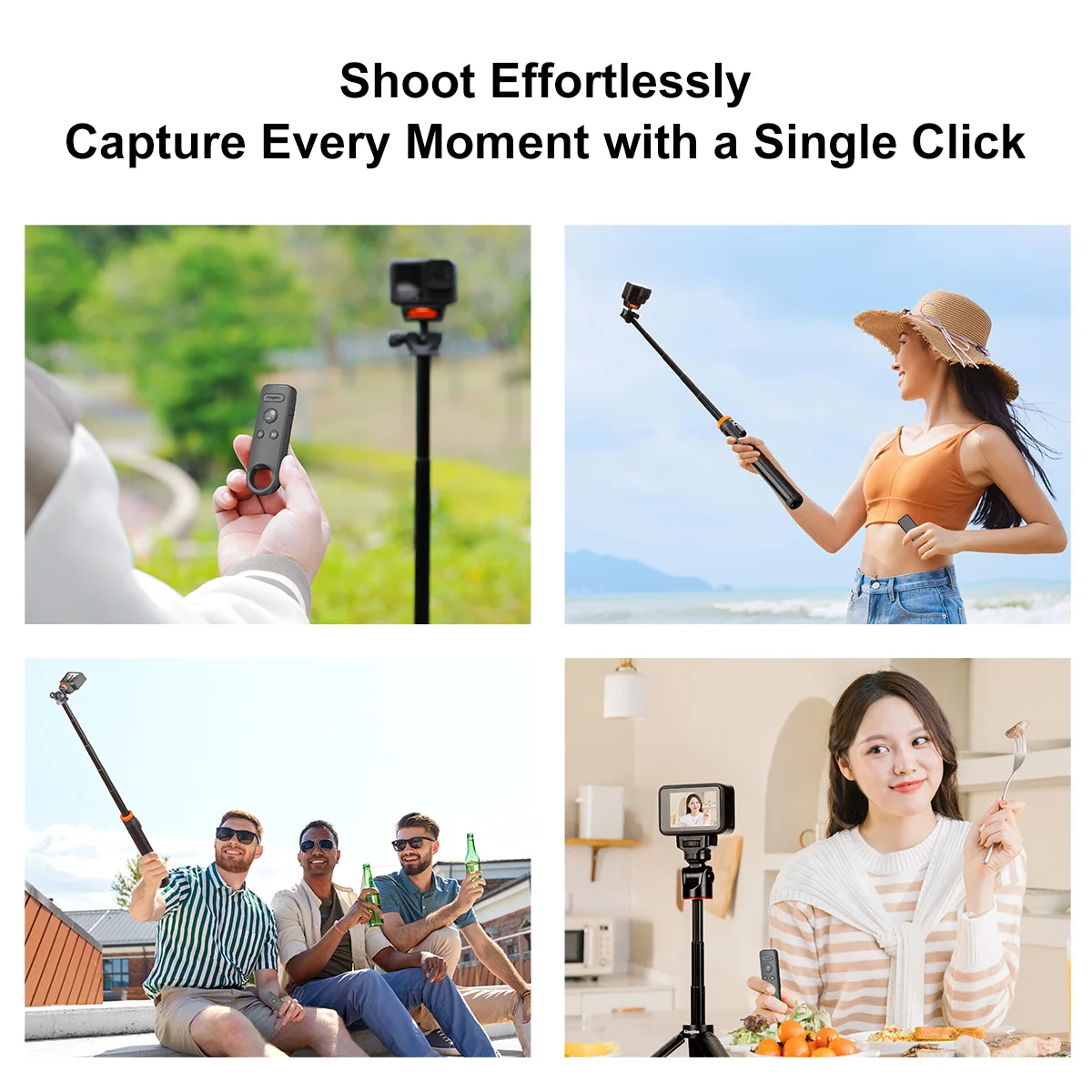 Télécommande Bluetooth pour DJI Osmo Action 4/5 Pro/360