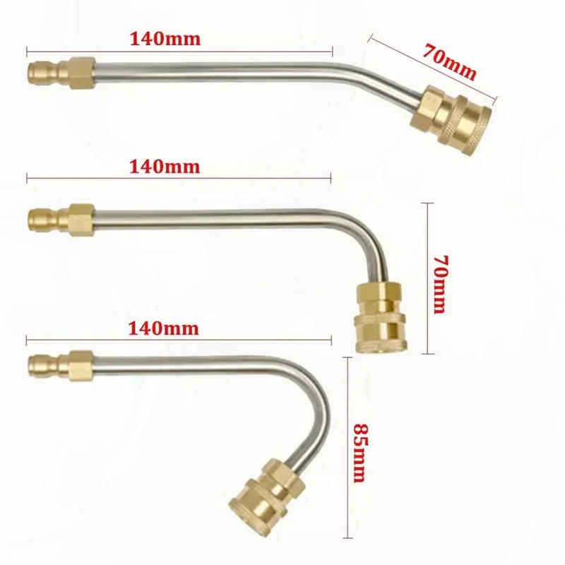 1/4 Quick Connect High Pressure Car Wash Elbow – 90 Degree Extension Rod Manufacturer Wholesale – Right Angle Nozzle for Pressur 2
