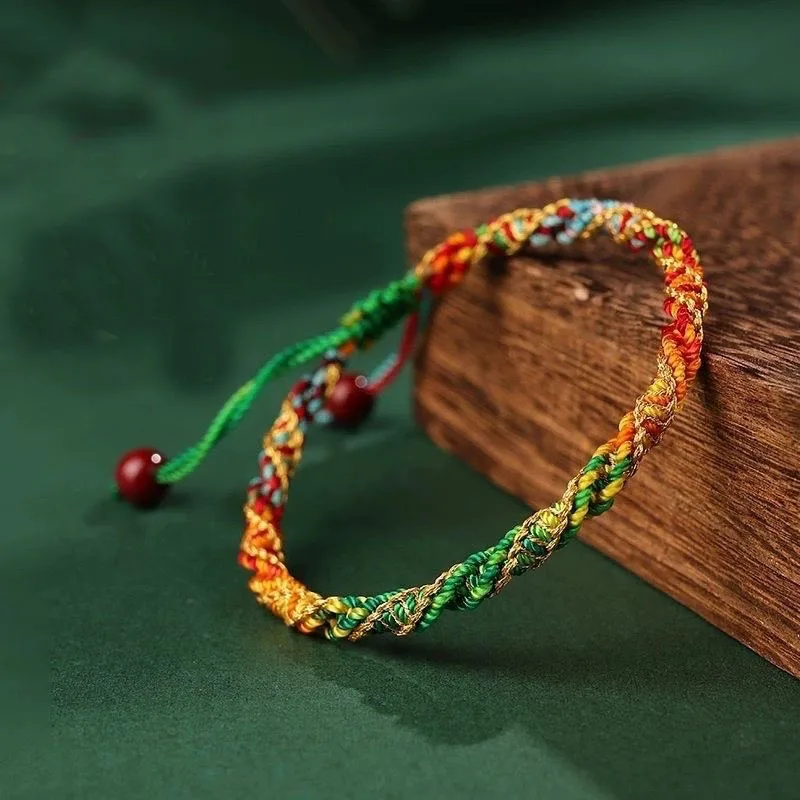 Handmade Chinese Style Ethnic Rope Adjustable Bracelet