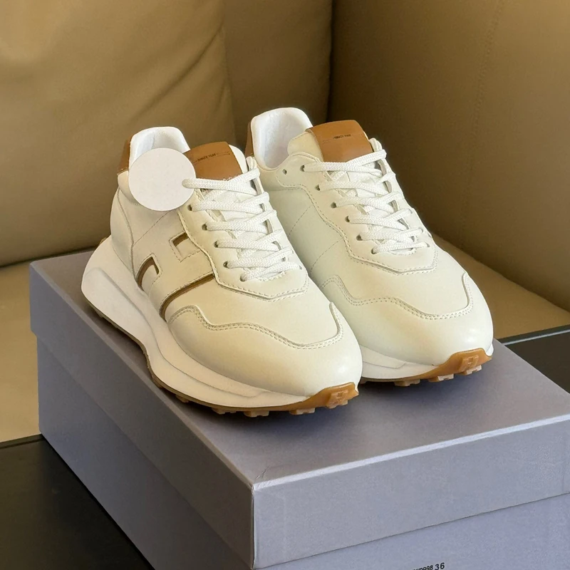 Designer H641 Unisex Sneakers high-quality Smooth Leather Crafted Cool Character and Distinctive Retro Feel Couple Casual Shoes