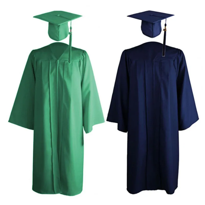 Bachelor's Dress American Adult Graduation Gown Set College Degree graduation gown set