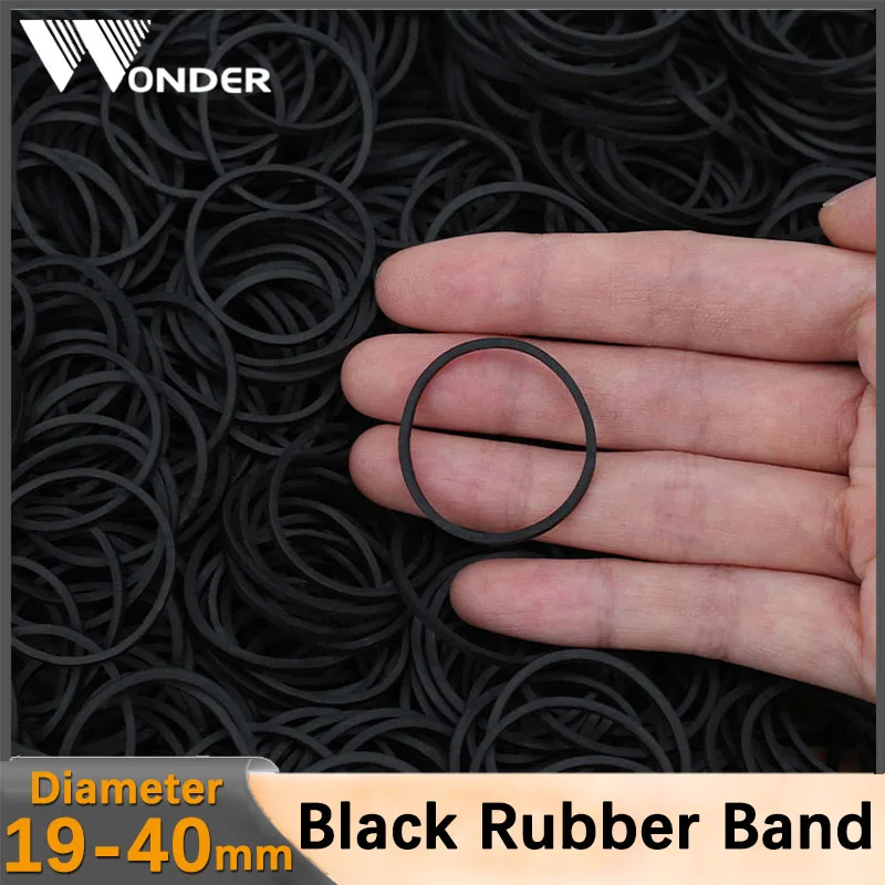 School Hair Bands  School Rubber - Mini Rubber Bands Black Elastic Hair  Office - Aliexpress