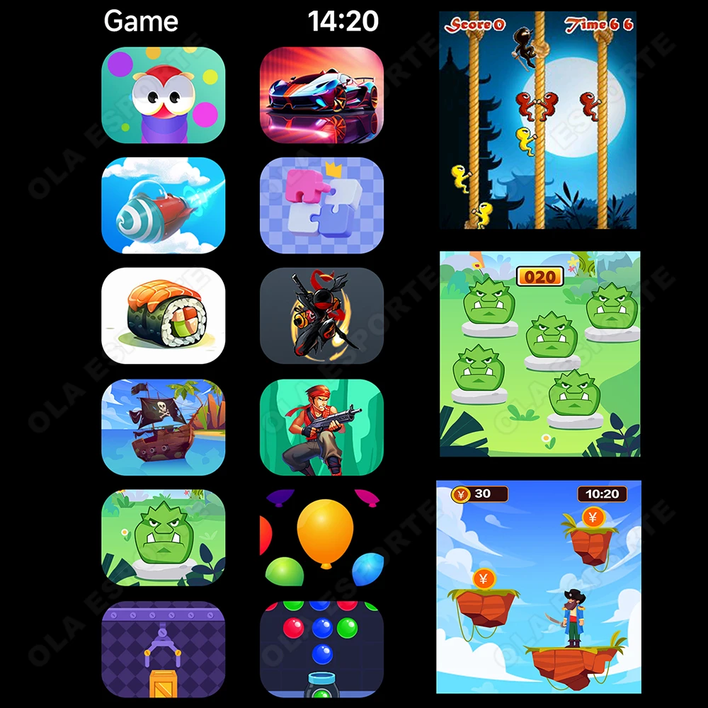 New Smart Watch Children HD Touch Screen Camera 18 Games Sleep Monitoring Alarm Clock Calculator smartwatch For Boy Girl Gifts