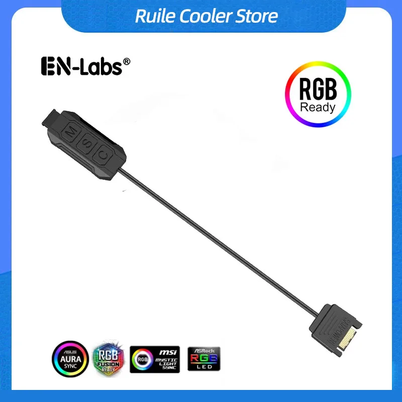 

TEUCER ARGB 5 в 3pin к SATA источник питания материнская плата синхронизация интерфейс шасси вентилятор 12 В 4 pin RGB Контроллер освещения