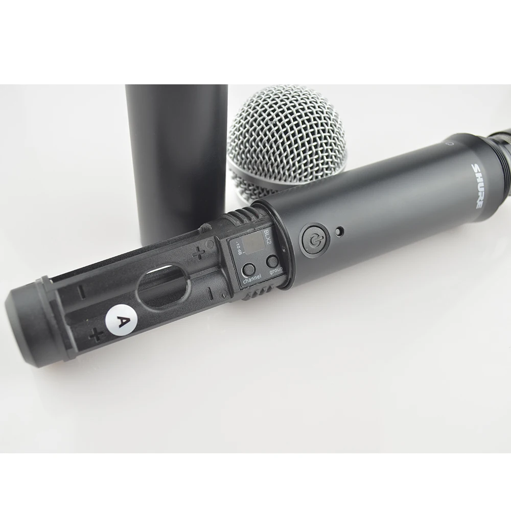 BLX288 PG58 wireless Microphone Dual Vocal System with two PG58 Handheld Transmitters professional UHF PLL true diversity mic