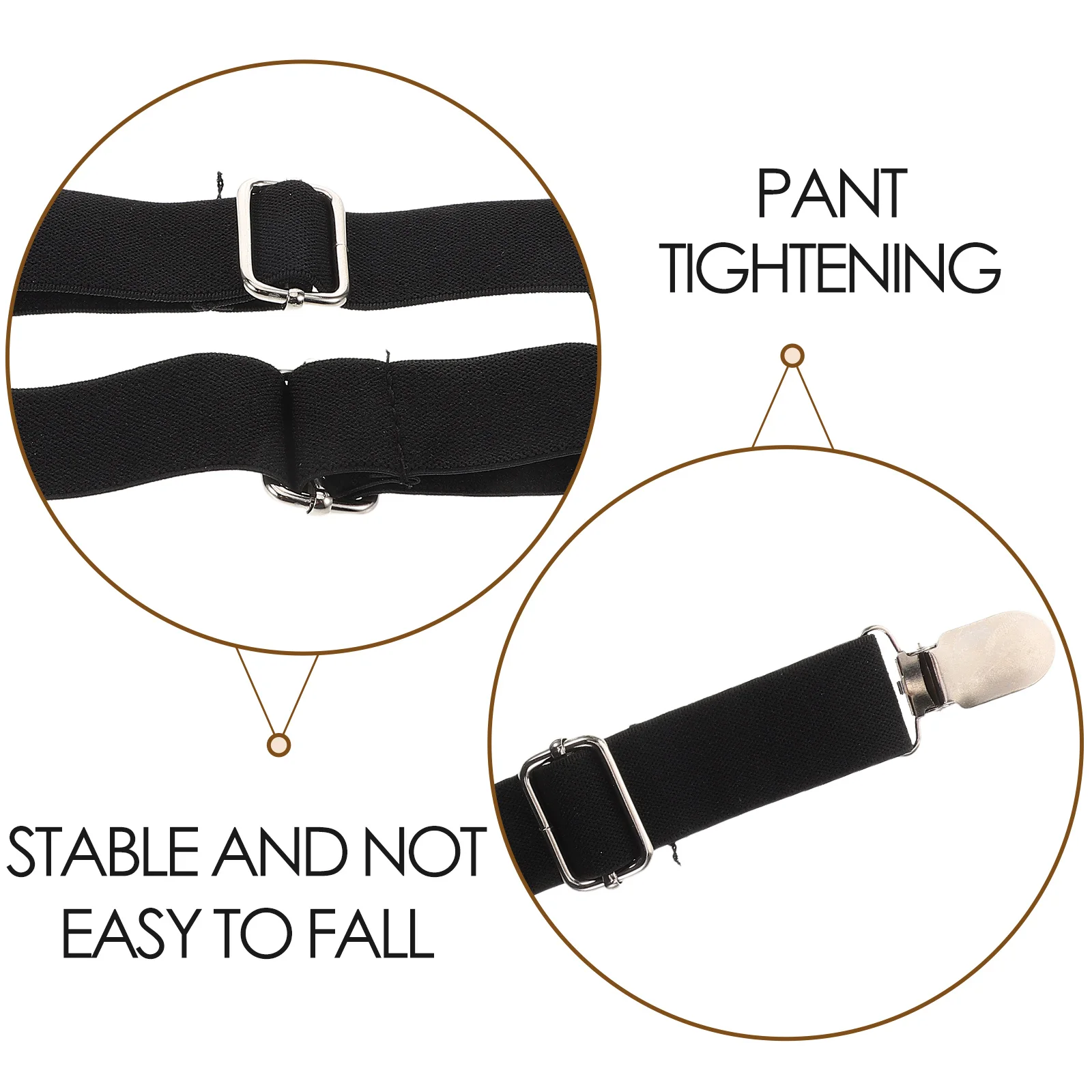 Pants Leg Fixer Multifunctional Boot Straps Adjustable Pant Stirrups Clips Bed Sheets Fasteners Motorcycle Seat Cushion Straps