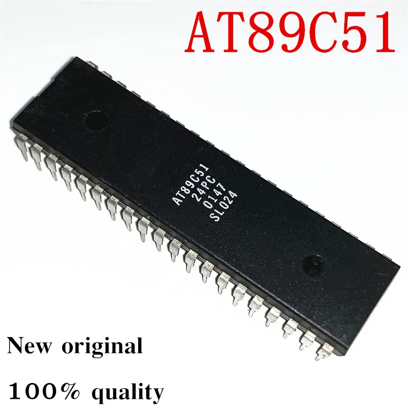

10 шт./партия AT89C51-24PU AT89C51-24PI AT89C51 DIP-40