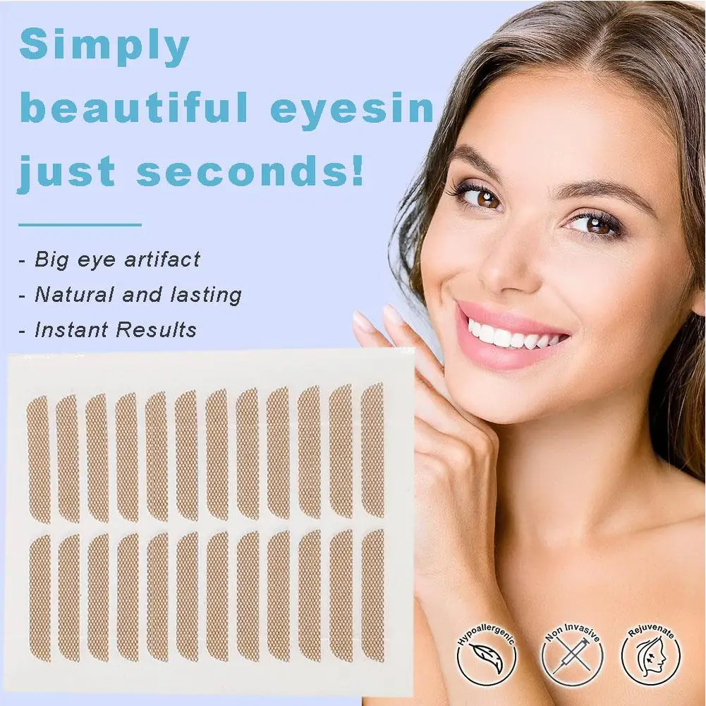 

New Invisible Double Eyelid Tape Waterproof Fiber Stickers for Women Eyelid Self-Adhesive Transparent Eyelid Stickers 12pai A4F9