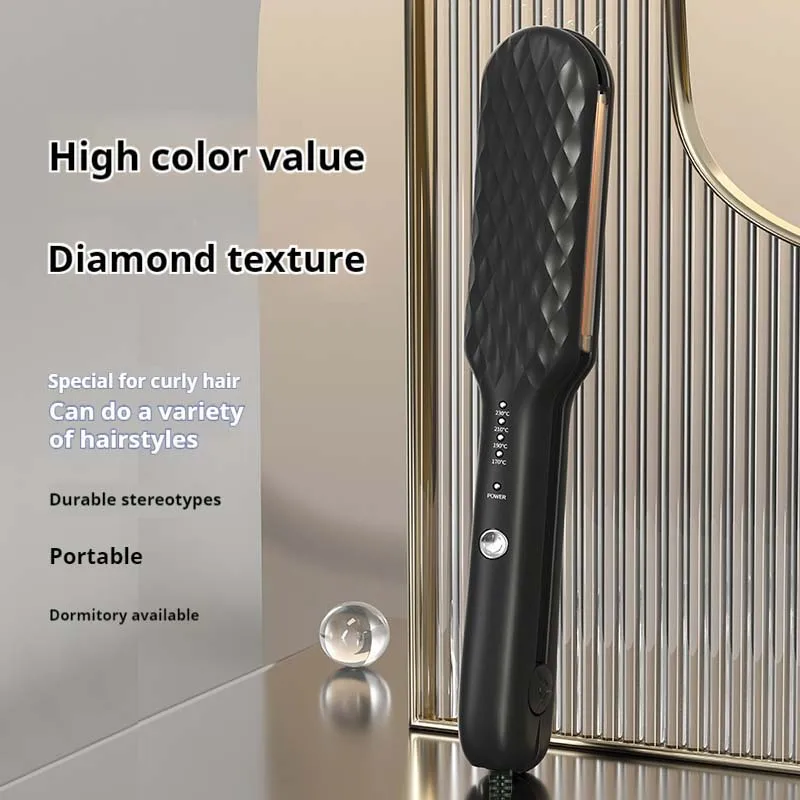 Professional Ceramic Corrugated Iron Fluffy Hair Curler 3D Hair Crimper Iron Corn Perm Splint Flat Curling Styling Tool hair curler hair iron hair tools