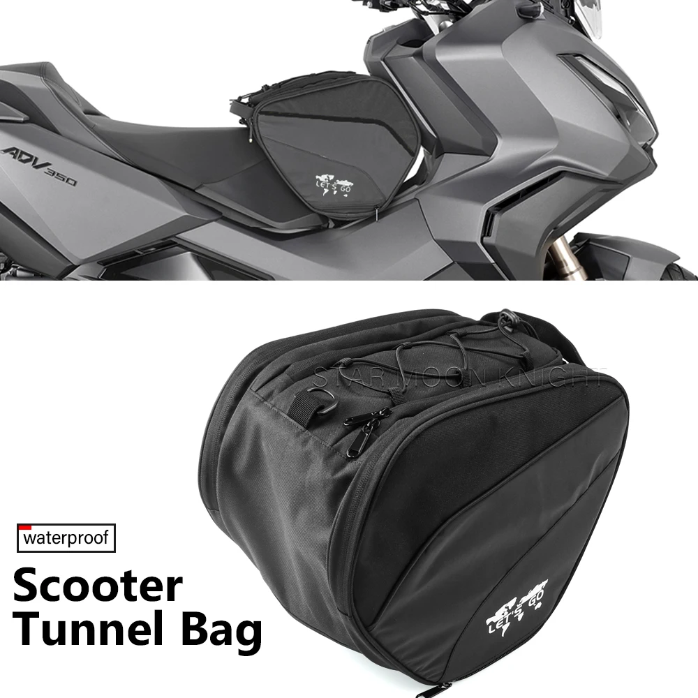 

For All New Scooter Waterproof Tunnel Bag Motorcycle Rear Seat Bag 15L Capacity For YAMAHA XMAX 300 155 ADV 160 150 Forza 350