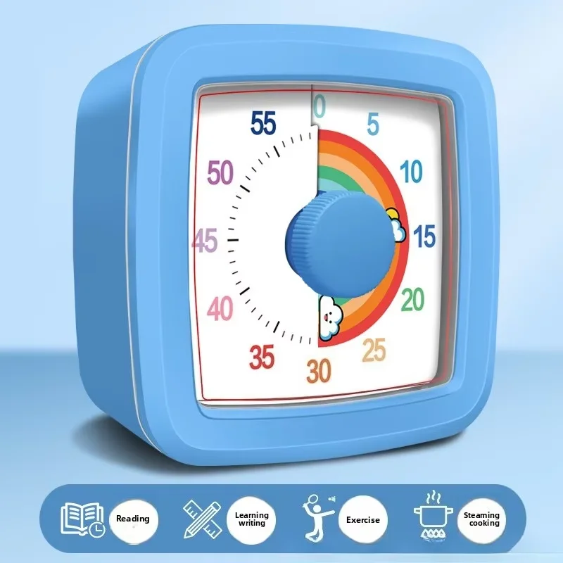 Illuminated Visual Countdown Timer - 60-Minute Educational and Productivity Tool