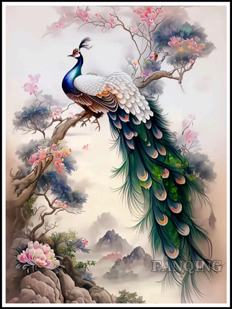 DIY 5D Diamond Painting New Peacock Snow Scenery Rhinestone Pictures Cross  Stitch Embroidery Room Home Decor Handicrafts V555 - AliExpress