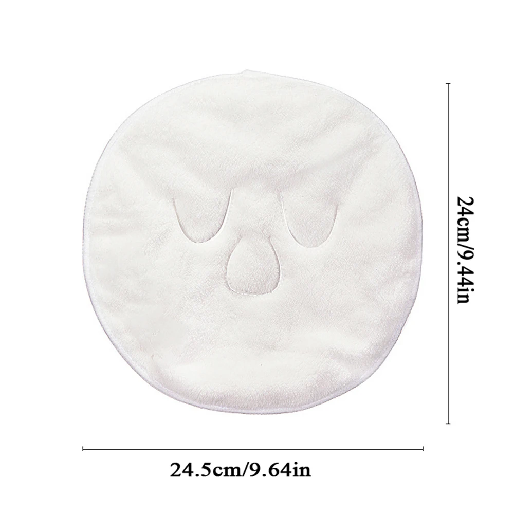 Cotton Hot Compress Towel Wet Compress Steamed Face Towel Skin Care Mask Opens Skin Pore Clean Hot Compress Moisturizing 6