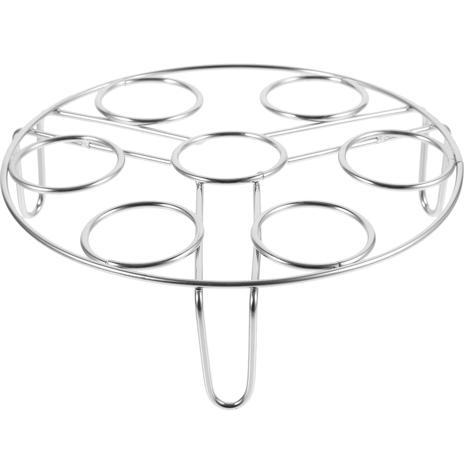 

Egg Steamer Kitchen Cookware Steaming Tray Heating Food Stand Supplies Household Rack Stainless Steel Round Serving