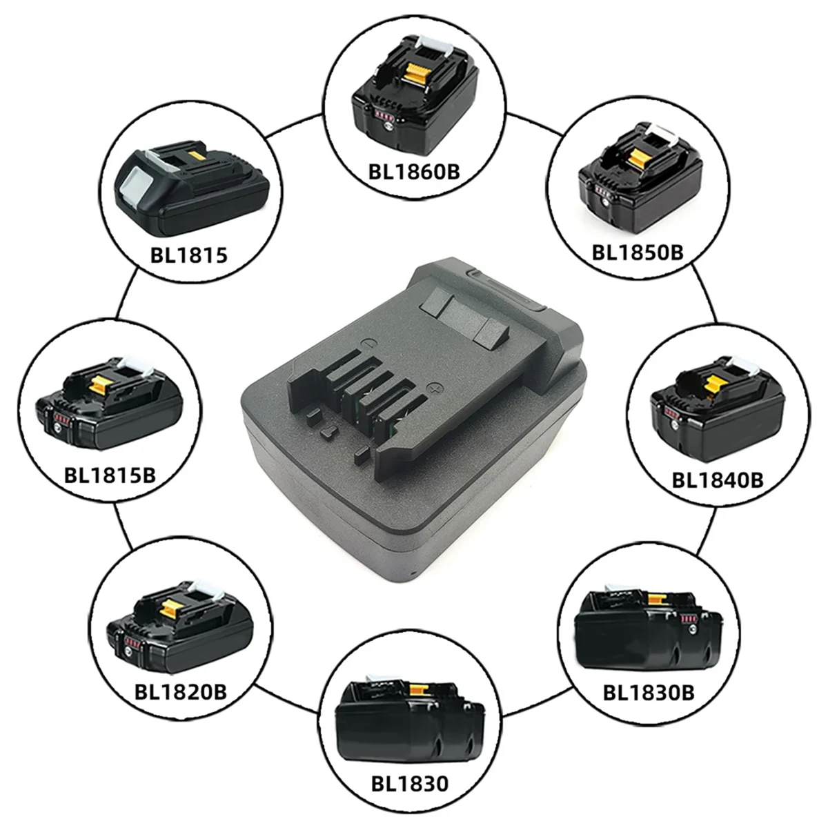 Battery Adapter for Makita 18V Battery Conversion for SKIL 20V Lithium Tool Converter Adapter