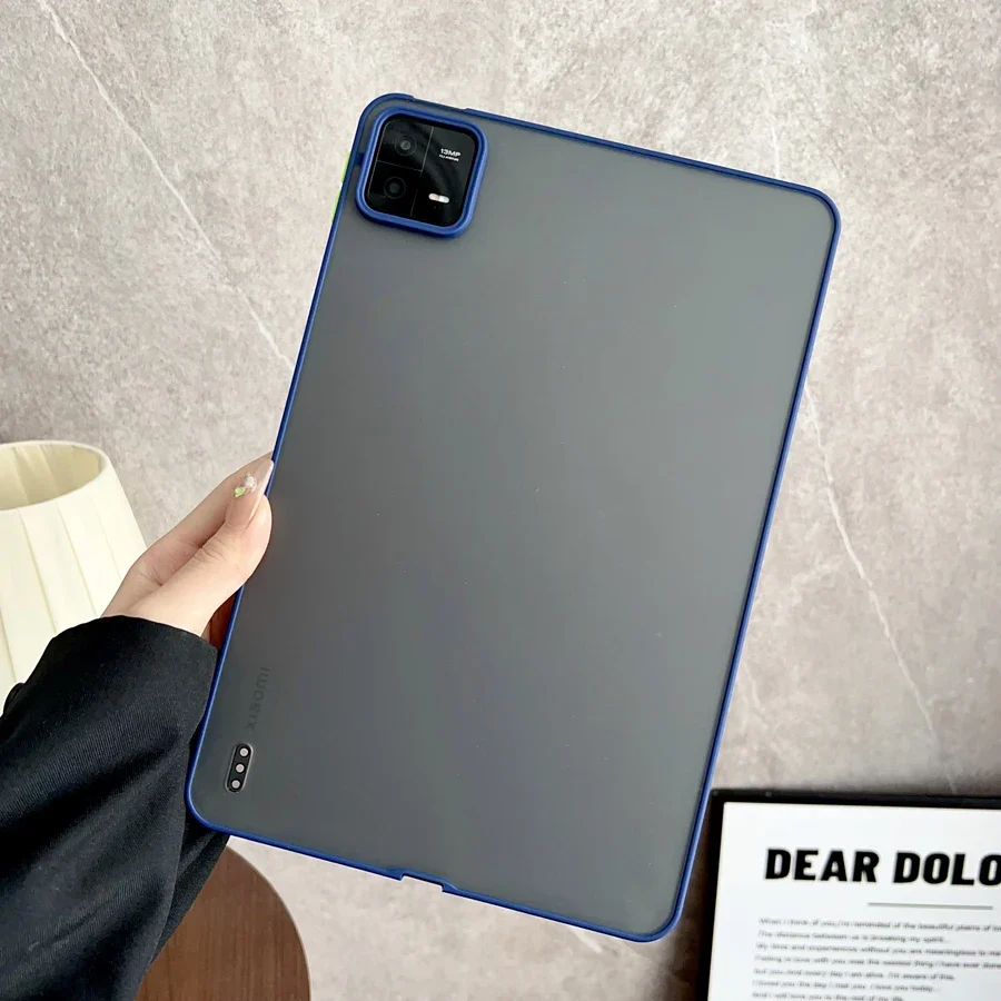 Estojo Macio à Prova de Choque de Silicone Capa Traseira Rígida Estojo Fosco para Tablet Xiaomi mi Pad e Pro