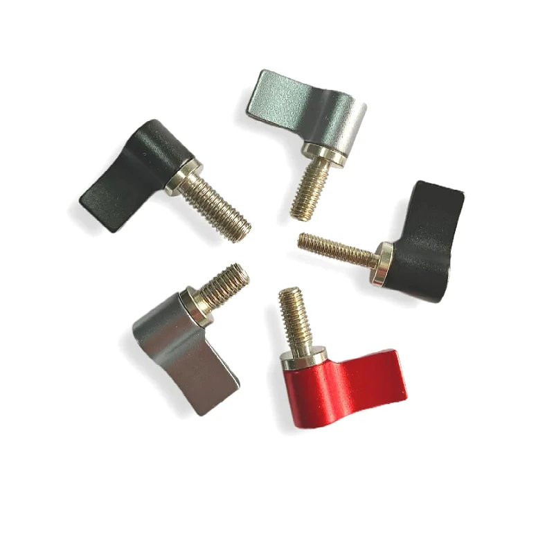 M3M4M5M6M8 aluminum alloy mini handle screw 2PCS like 7 L-shaped adjustment tightening photographic accessories hand twist knob
