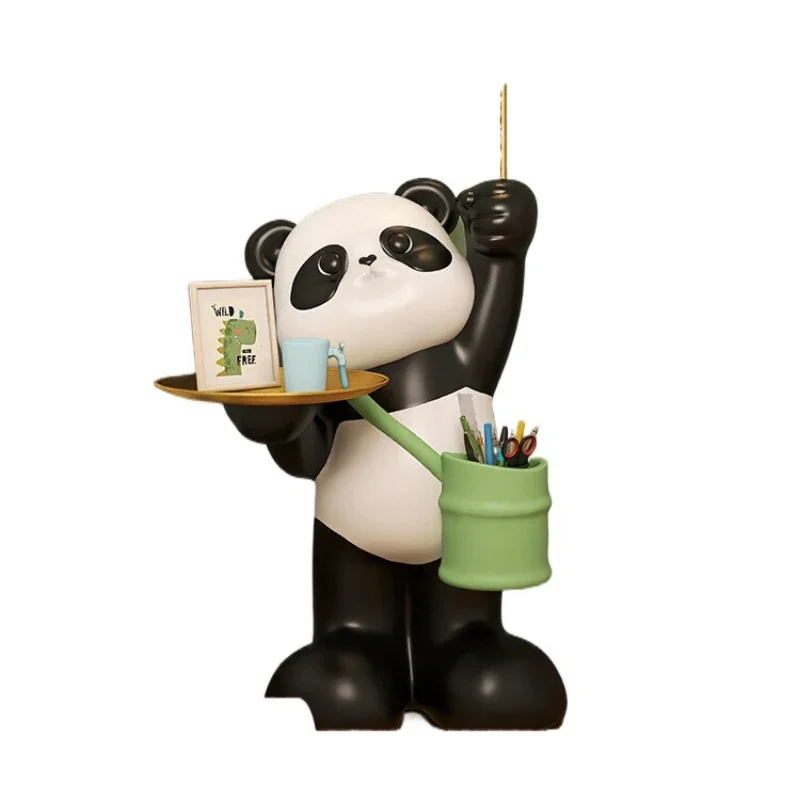 ~Panda Sofa Side Table Side Cabinet Living Room Piece Bedroom Bedside Table Cartoon Creative Small Coffee