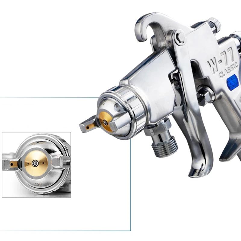전문가용 오리지널 일본 Anest Iwata W-71C 스프레이건, 컵 전동 공구 포함, 페인트 자동차 공압 부품, 스프레이건 s W77C