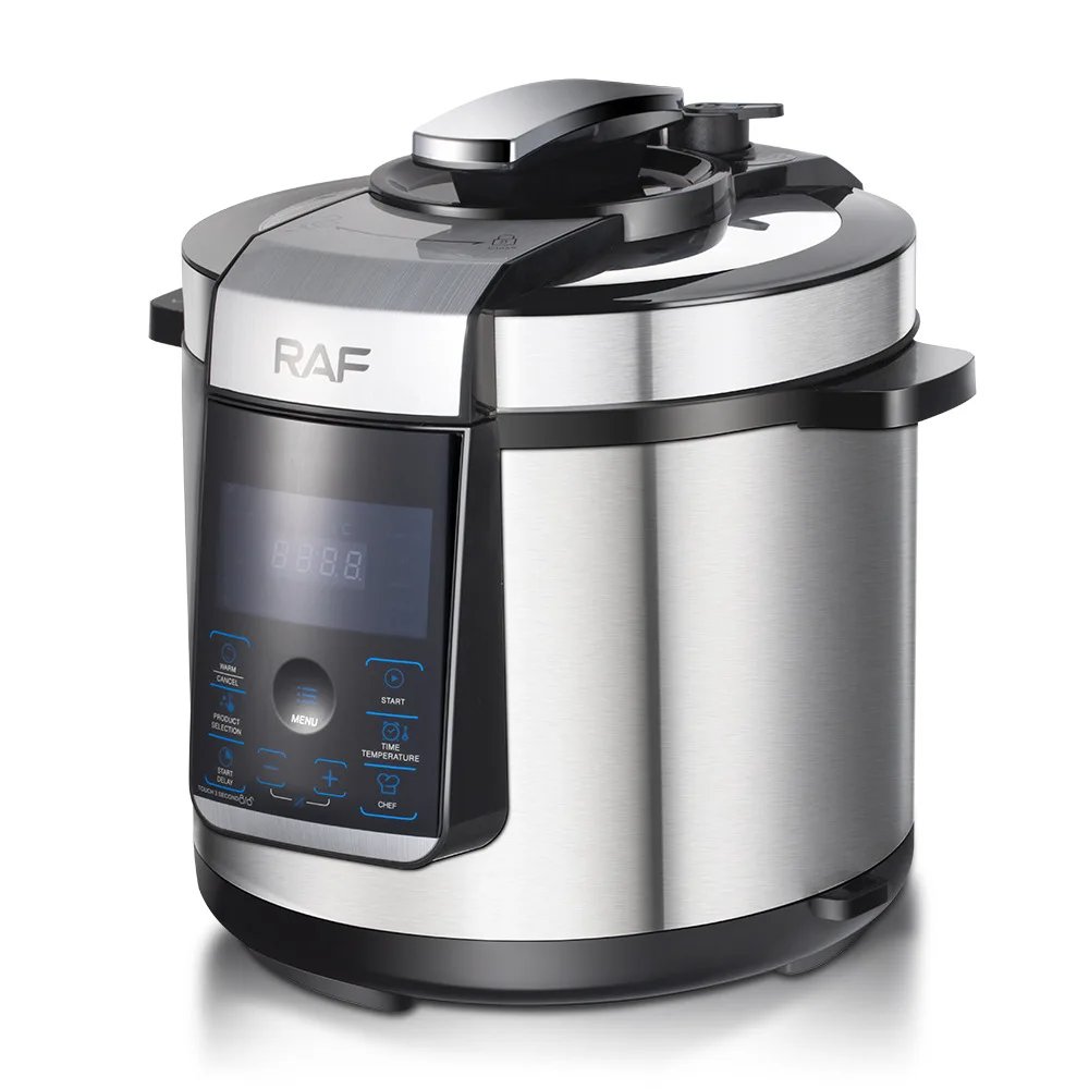 European standard 220V1000W electric pressure cooker, rice cooker, household non stick pot, 6L multifunctional 24-hour insulatio 4