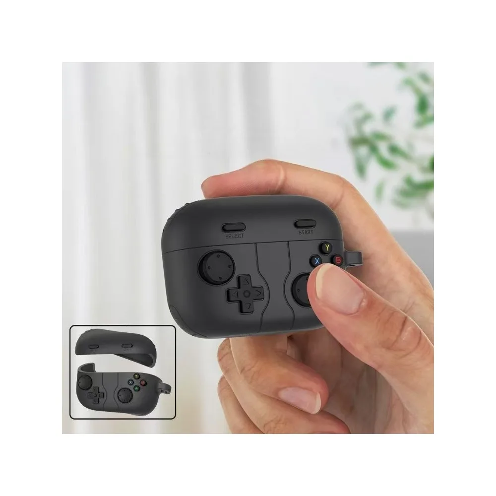 Retro creative game console headphone case suitable for Apple Airpods 1/2 3 4 Pro/Pro2 silicone soft shell anti drop