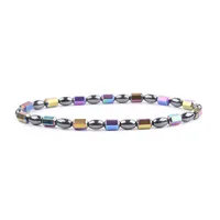 Wholesale Anklet Black Magnetic Bracelet Gallstone Jewelry Manufacturer Care Natural Fashion Elastic for Men and WomenCharm Gift - Image 2