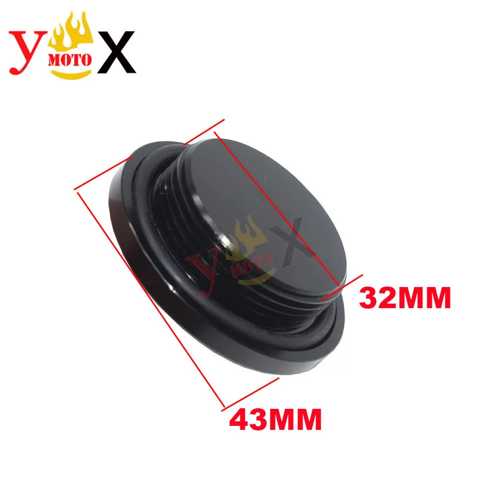 Motorcycle 32MM/43MM Right Side Magneto Stator Generator Engine Cover Guard Screw Cap For Yamaha FZ6 FZ6R 2009-2014