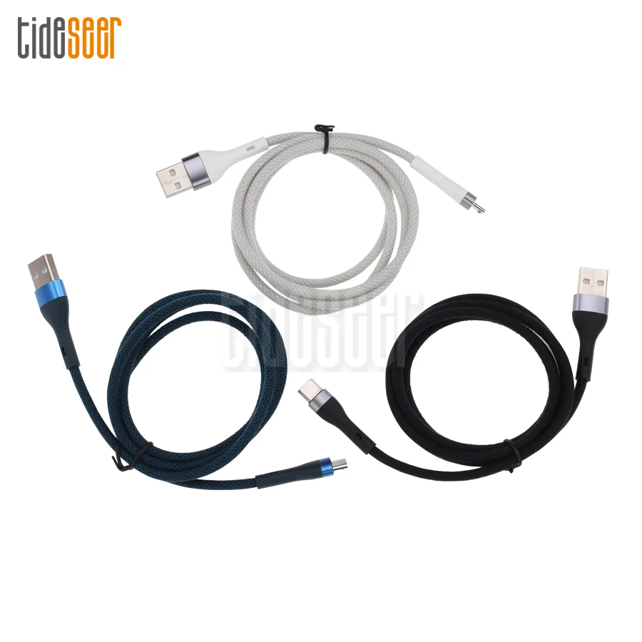 

500 шт., Micro USB-кабель для быстрой зарядки, 3 А, 1 м