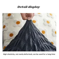 1/2/3/4 Seater Ruffled Seersucker Sofa Cover for Living Room Thick Elastic Solid Stretch Couch Slipcovers Sofa Armchair Covers - Image 5