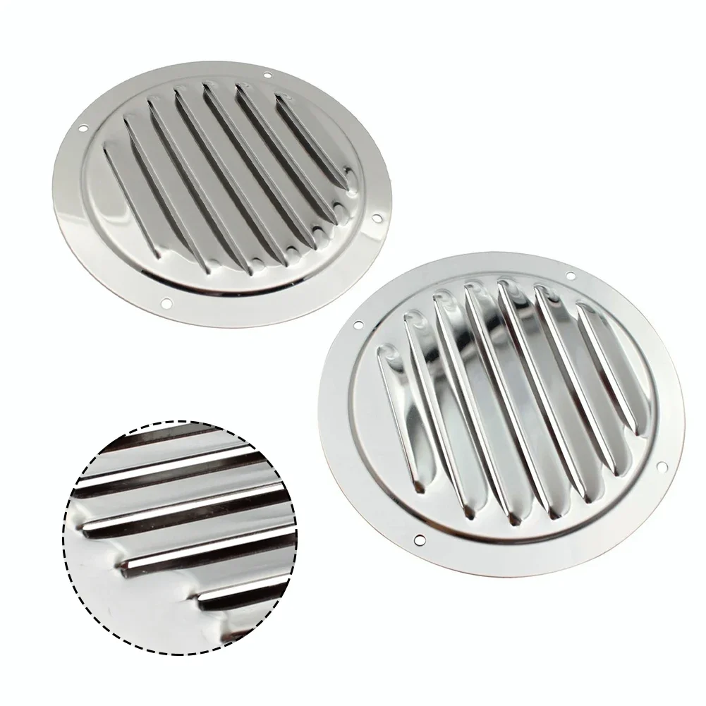 Stainless Steel Air Vent Grille Round Ventilation Grille Louver Air Outlet Conditioner Heating & Cooling Systems Vent