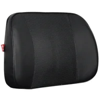 PU Leather Car pillow Lumbar Cushion Chair Pillow Auto Back Pillow for Car Travel Memory Foam relief Back Pain fill the gap 2