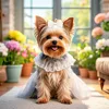2PCS Pet Hair Clips For Dogs Pet Dog Bows With Metal Clip Large Dog Bows Hair Accessories Dog Bowknots Pet Supplies 2