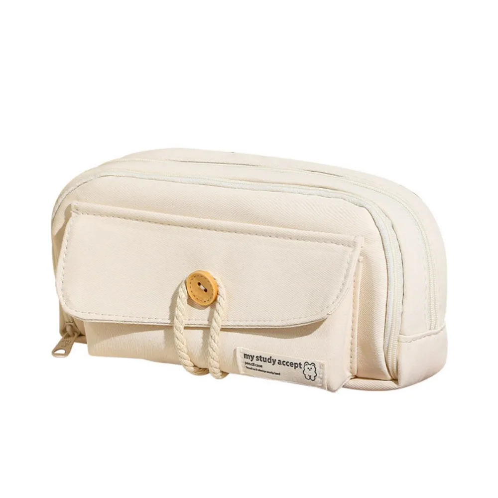 Mega Storage Pencil Case Large Capacity Organizer with Multi Pockets Durable Zipper Waterproof Fabric for School Office Travel 6